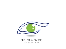 Branding Identity Corporate Eye Care vector logo design