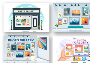 10 Photo Gallery Illustration