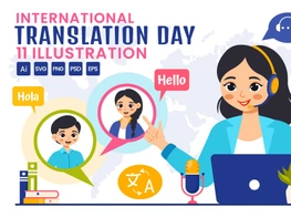 11 International Translation Day Illustration preview picture