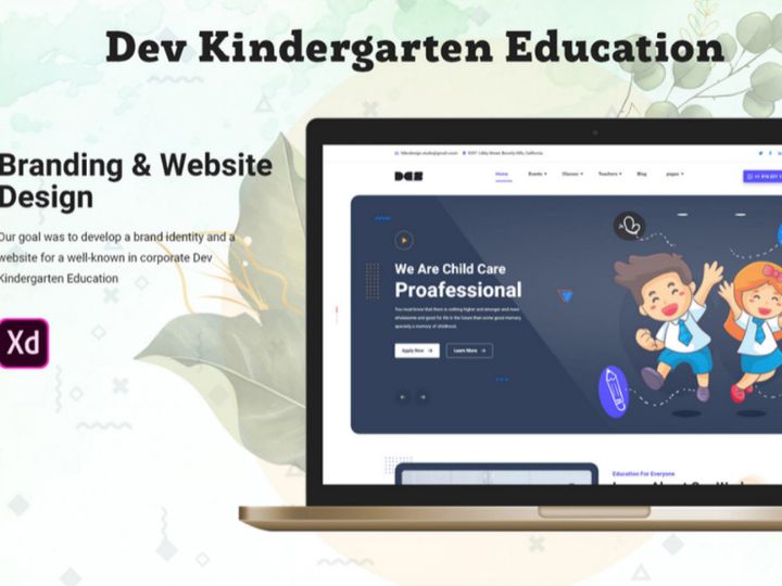 Dev Kindergarten Web Template