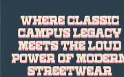 Chunky Varsity - Condensed Slab Serif Font