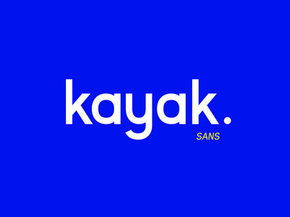 Kayak Sans - Free Typeface