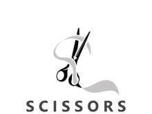 Scissors Logo Design Icon Template. Modern simple design. barbers tools and barbershop. Vector Illustration