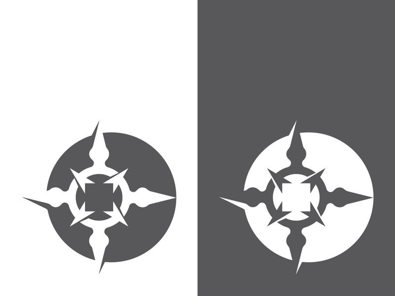 Compass logo template vector icon illustration design
