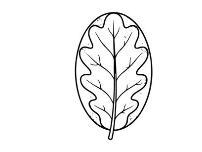 Minimalistische Blatt-Illustration für umweltfreundliches Design. Moderne botanische Kunstwerke für naturinspirierte Projekte.