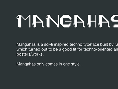 Mangahas | Typeface