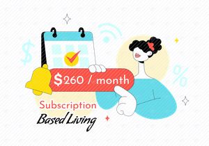 10 Subscription Based Living Illustration