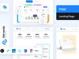 Dsign New NextJs based Landing Page Template preview picture