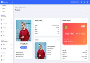 Materially ReactJS Admin Dashboard