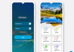 Check Product Warranty and Service Booking Mobile App UI Kit