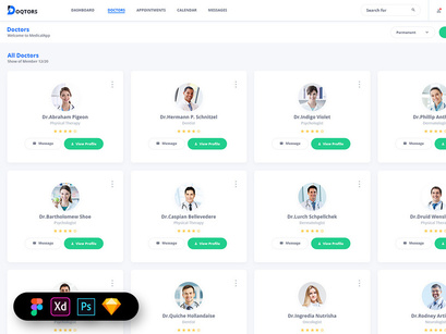 Doqtors Medical Admin Dashboard UI Kit