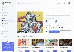 Enefthi - NFT Marketplace Dashboard