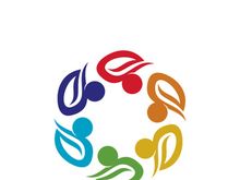 Community, network and social icon design template