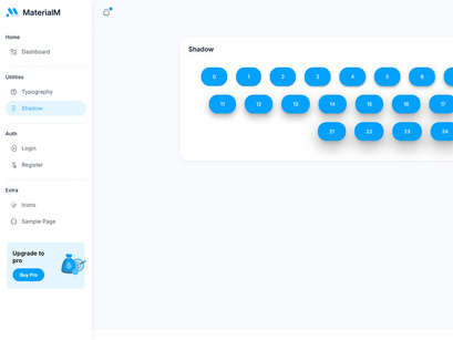 MaterialM Free Vuetify Vuejs Admin Dashboard Template