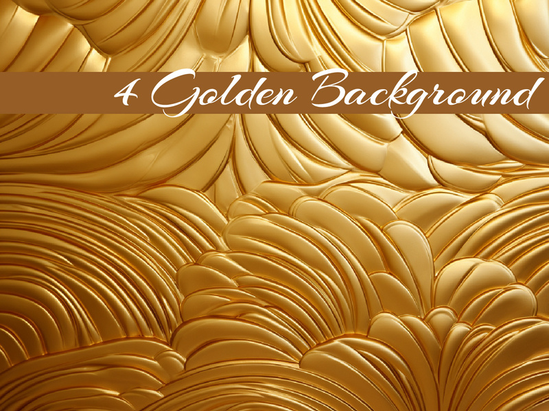 A golden pattern wall texture background