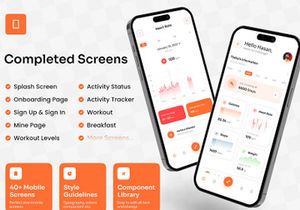 Fitnex Mobile App UI Kit