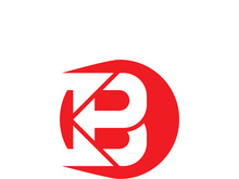 B letter logo template vector illustration