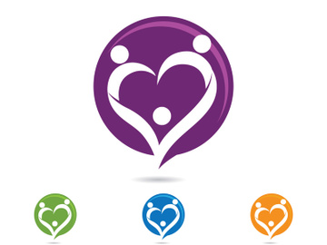 Adoption and community care Logo template preview picture