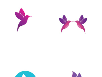 Beautiful and colorful bird creative logo design. preview picture