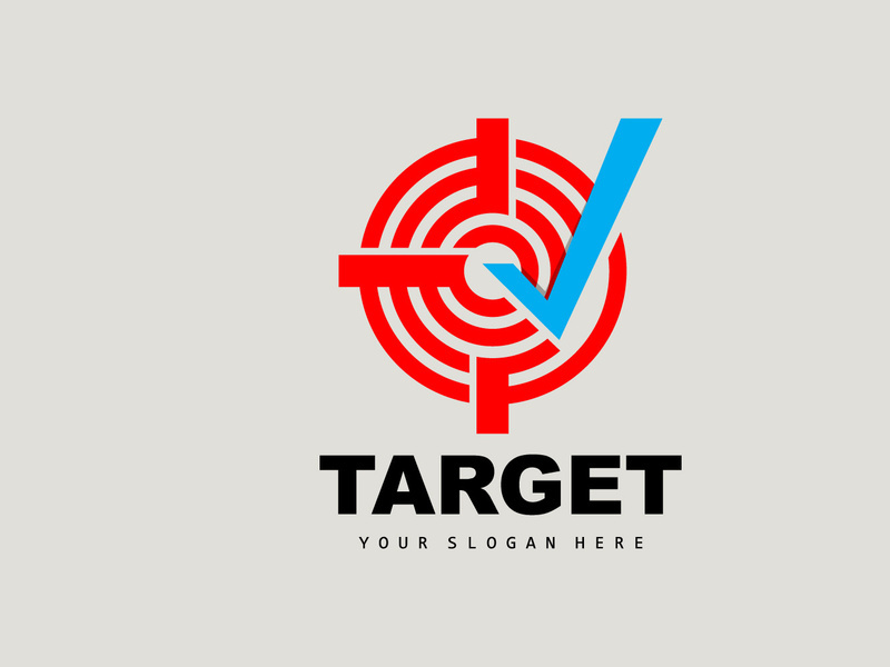 Target Logo, Arrow Shooting Design