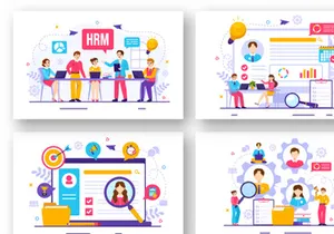 13 HRM Human Resource Management Illustration