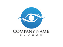 Eye Care vector logo design