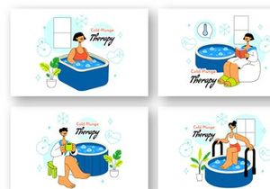 10 Cold Plunge Therapy Illustration