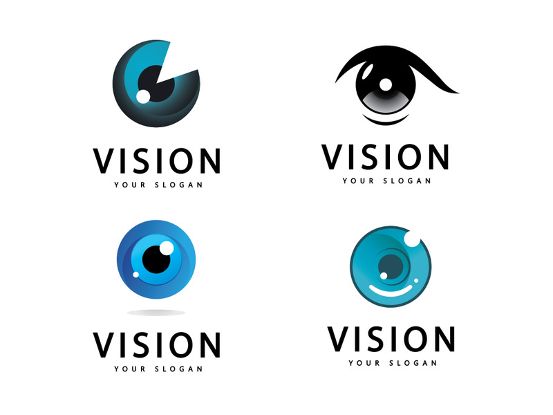Vision eye Vector logo vector design