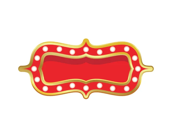 Circus element icon illustration
