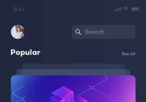 Dribbble App Concept