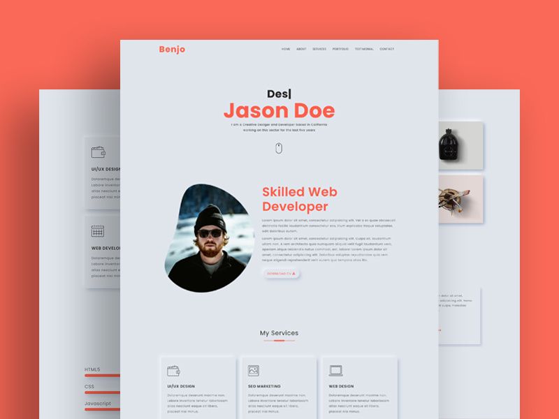 Personal Portfolio Landing Page