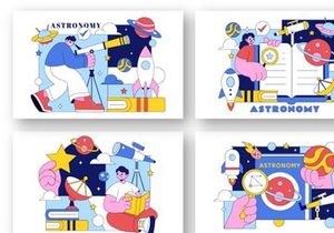 10 Astronomy Research Illustration
