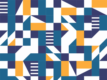 Dark Blue geometric pattern minimalist artwork preview picture