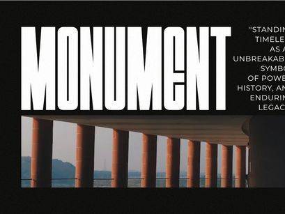 Pillar - Condensed Sans Serif Font