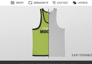 2 High-Resolution Tank Top Mockups