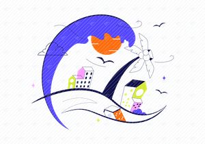 6 World Tsunami Awareness Day Illustration