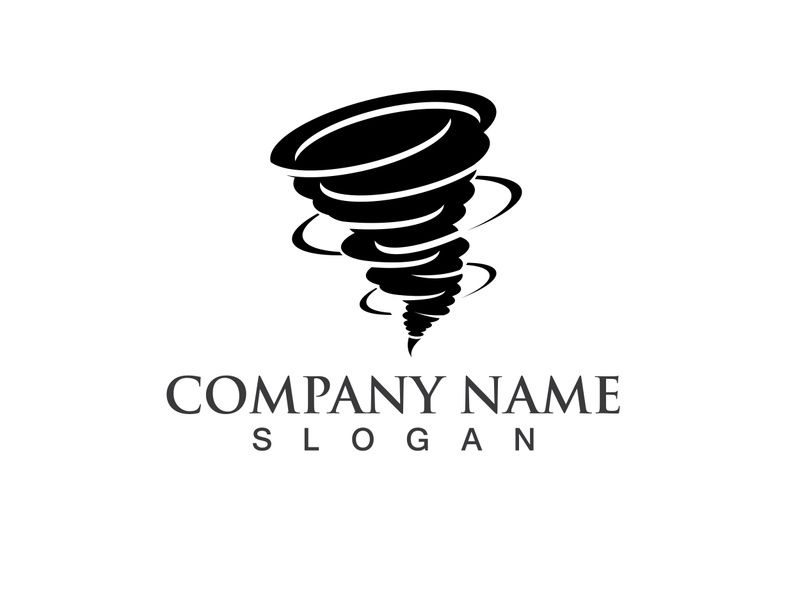 Tornado logo symbol vector illustration design