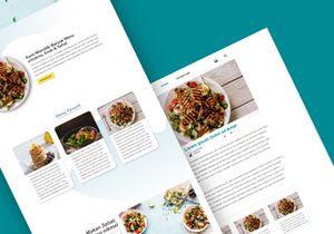 Healthy Food Website Template