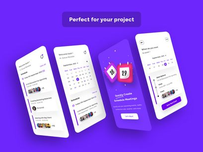 Calendar Schedule Management App Design