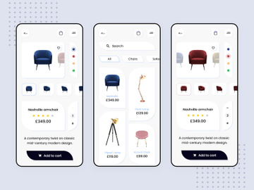 Furniture Store - App design preview picture