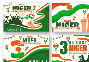 13 Niger Independence Day Illustration