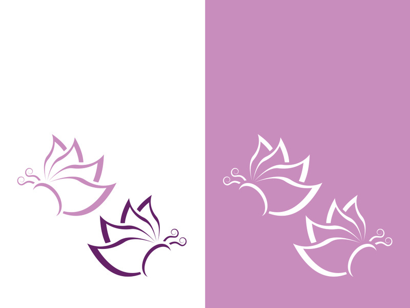 Butterfly logo icon vector design illustration
