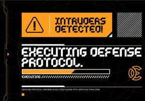 CYKLONE - Futuristic Display Font