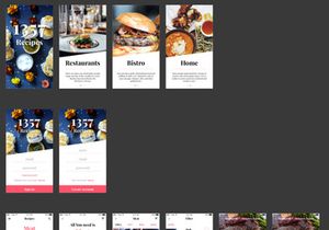 1357 Recipe App UI Kit