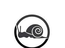 snail animal logo and symbol template