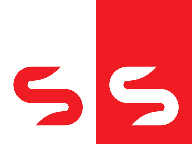 Business corporate S letter logo design vector