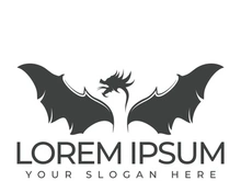 Dragon logo art illustration