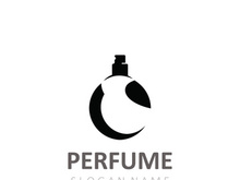 Luxury Perfume logo image cosmetic fragrance shop and business vector design