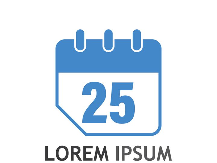 Calendar logo design.