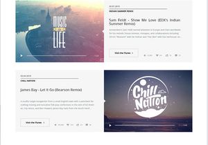 Free PSD template for a musician